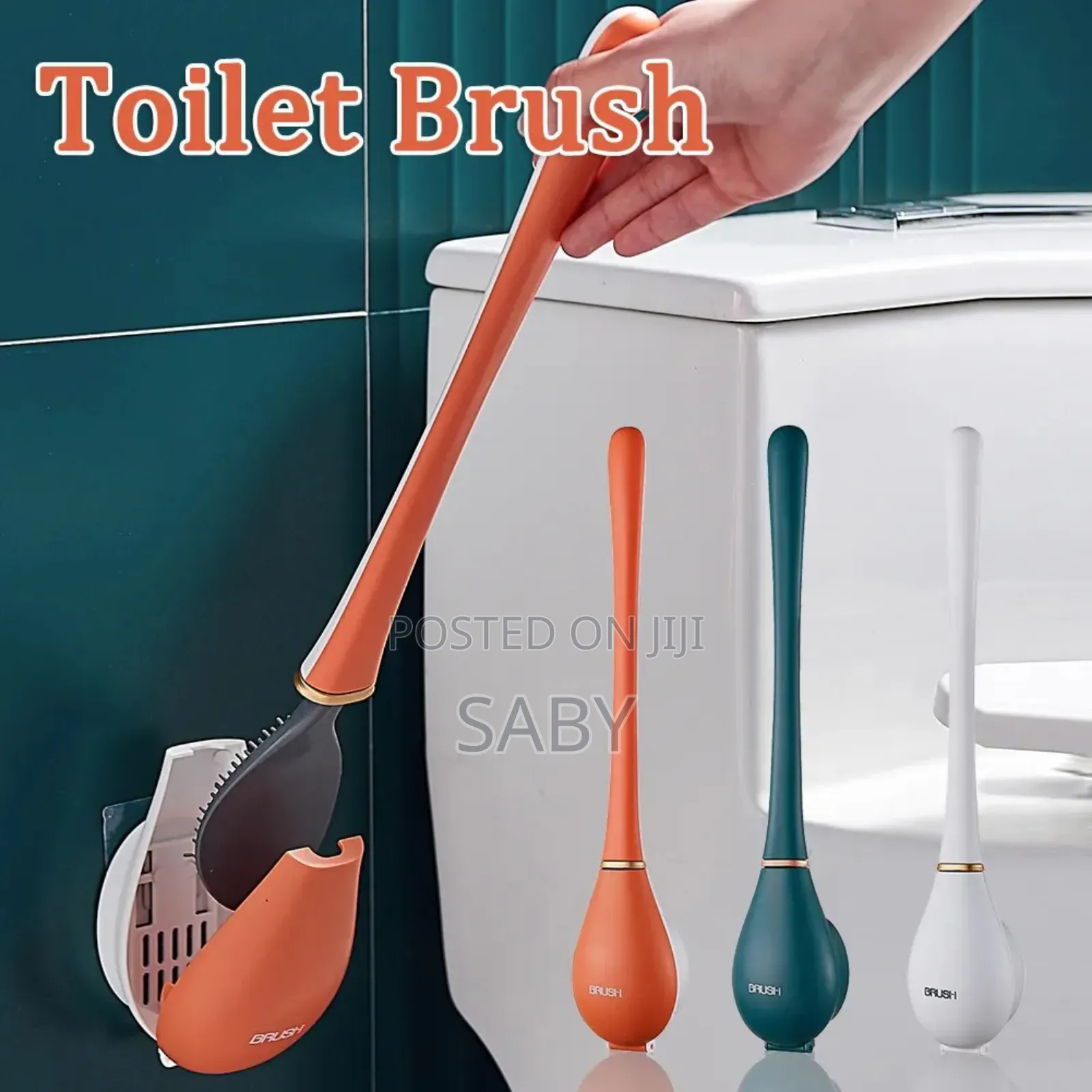 Toilet Cleaning Silicone Brush