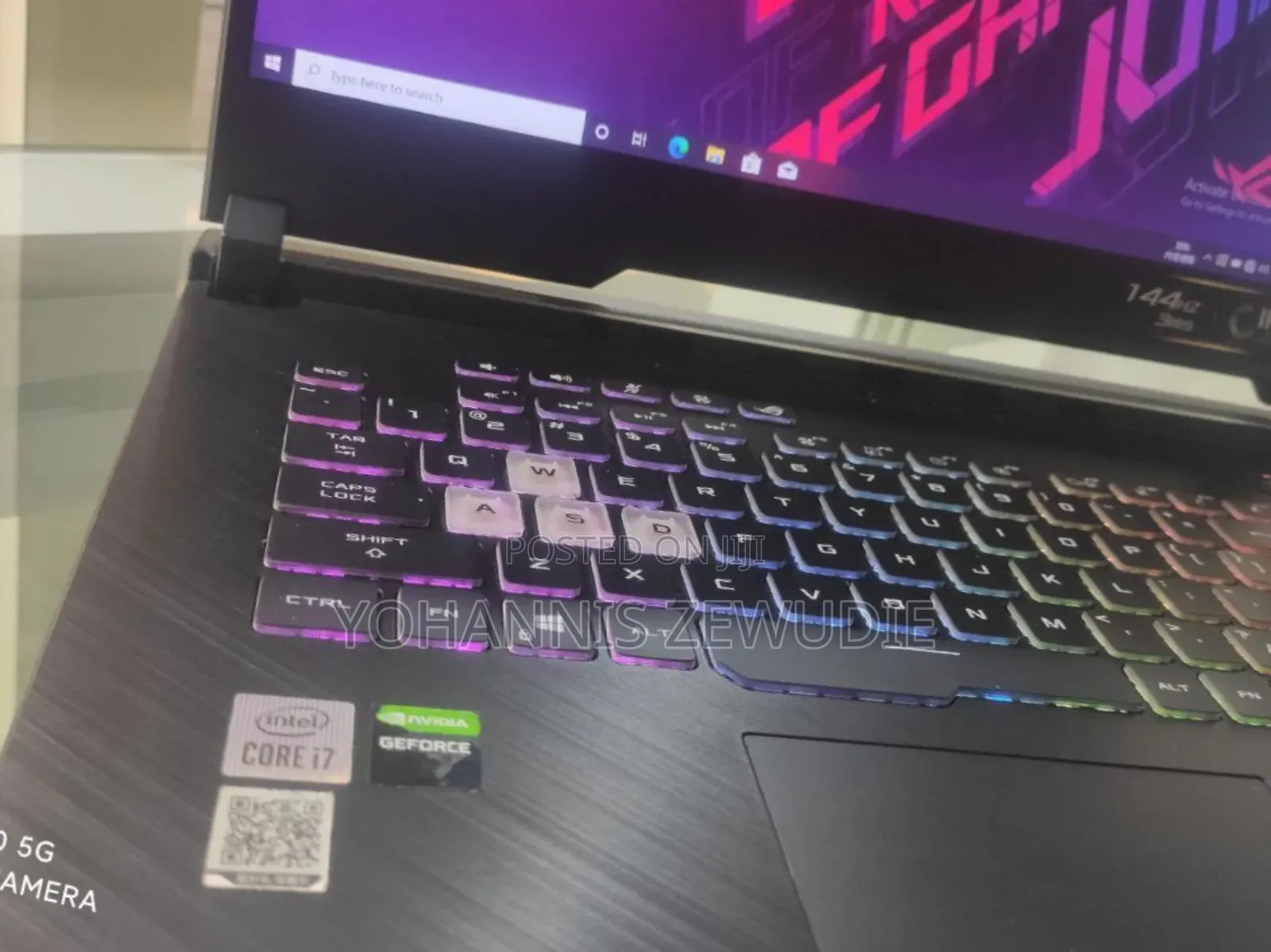 New Laptop Asus ROG Strix G15 G512 16GB Intel Core I7 SSD 512GB