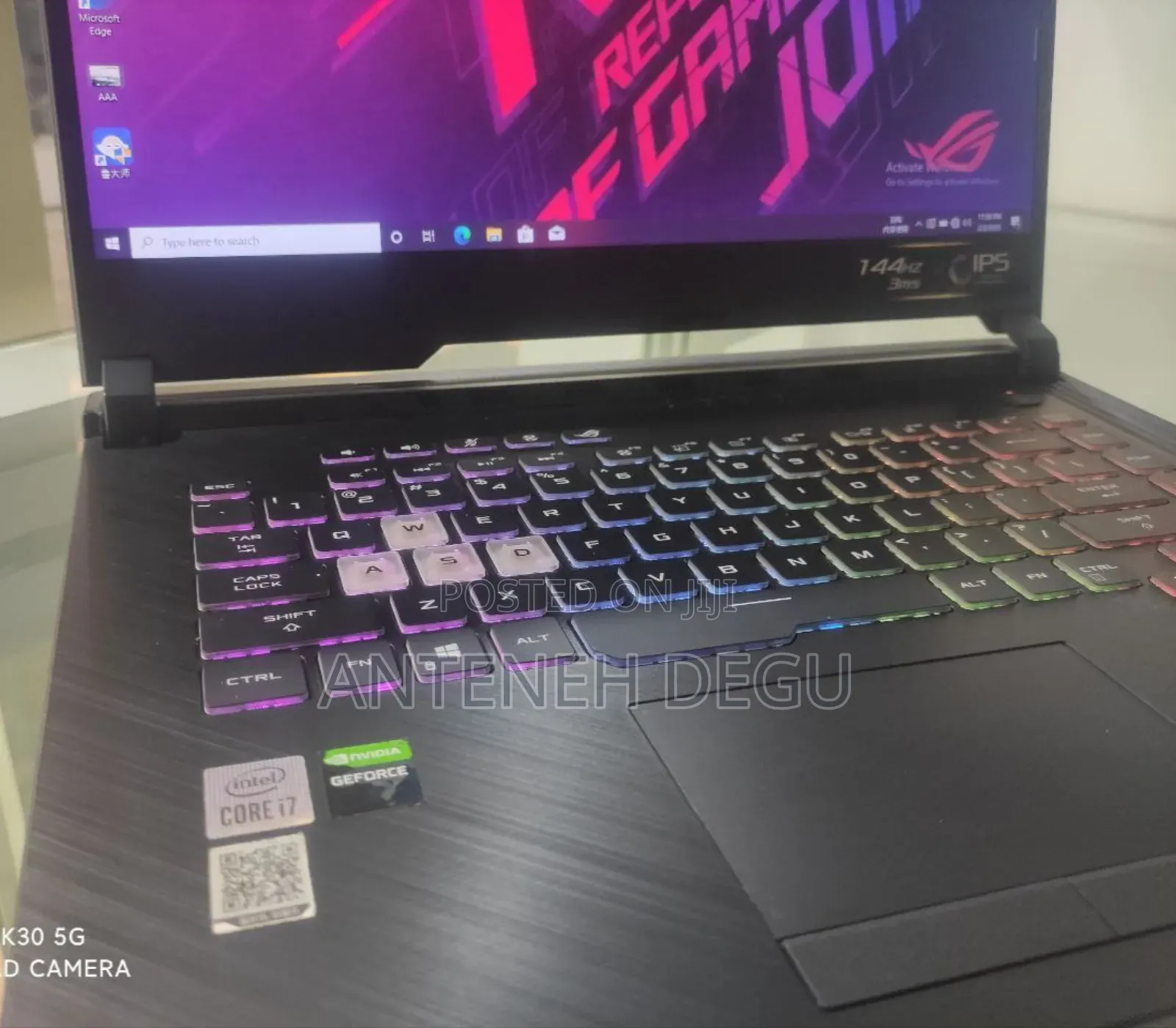 New Laptop Asus ROG Strix G15 16GB Intel Core I7 SSD 1T