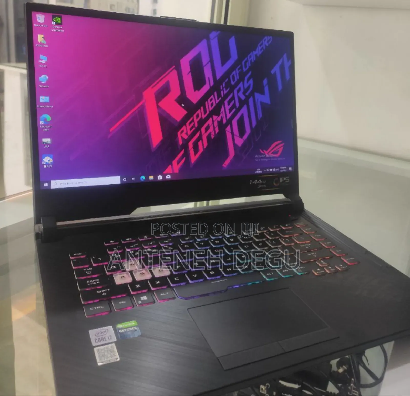 New Laptop Asus ROG Strix G15 16GB Intel Core I7 SSD 1T