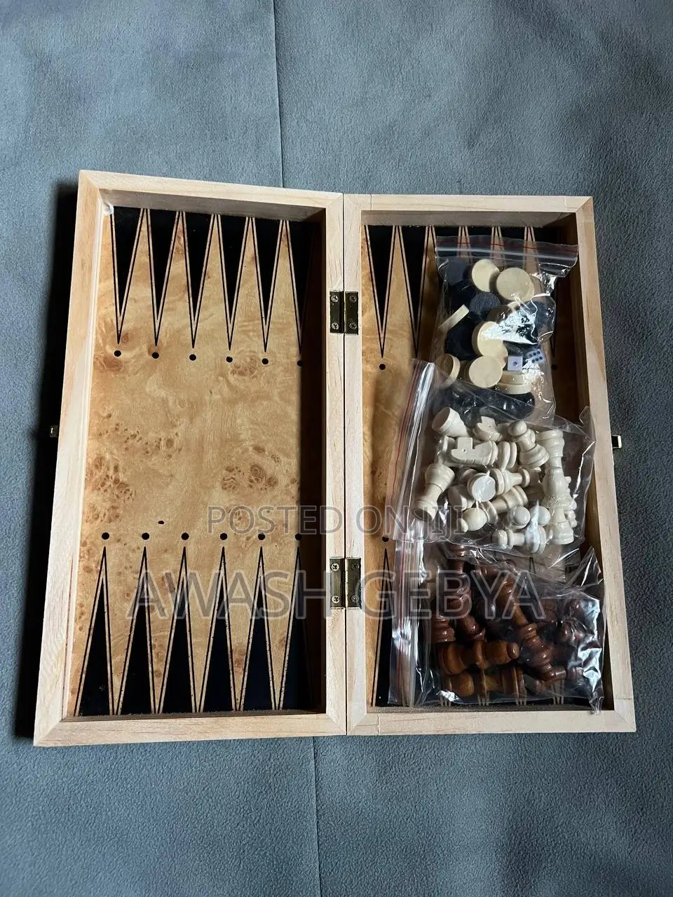 3in1 Wooden Game Set