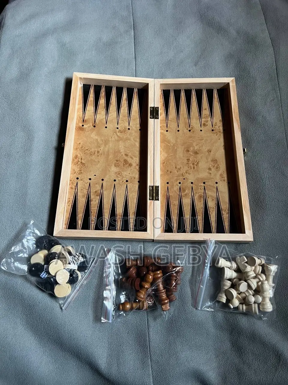 3in1 Wooden Game Set