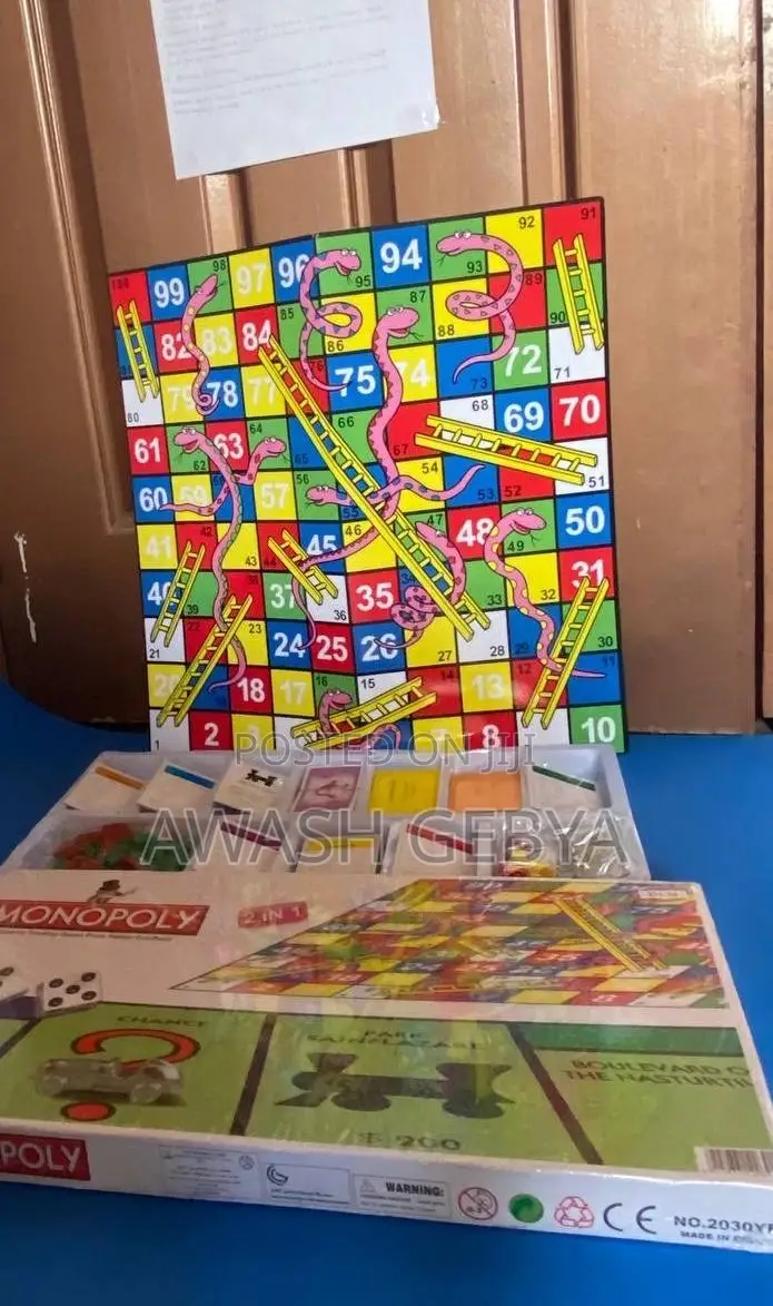 Monopoly+ Snakes Ladder Game - 2games in 1