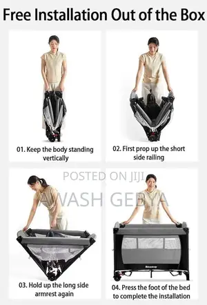 5in 1 Deluxe Baby Bedside Crib