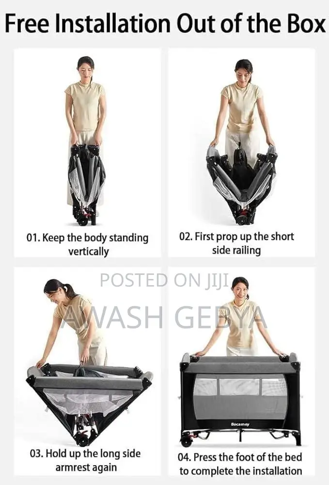 5in 1 Deluxe Baby Bedside Crib