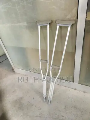 Brand New Stainless Axillary Crutches膽小crutches死了crutches