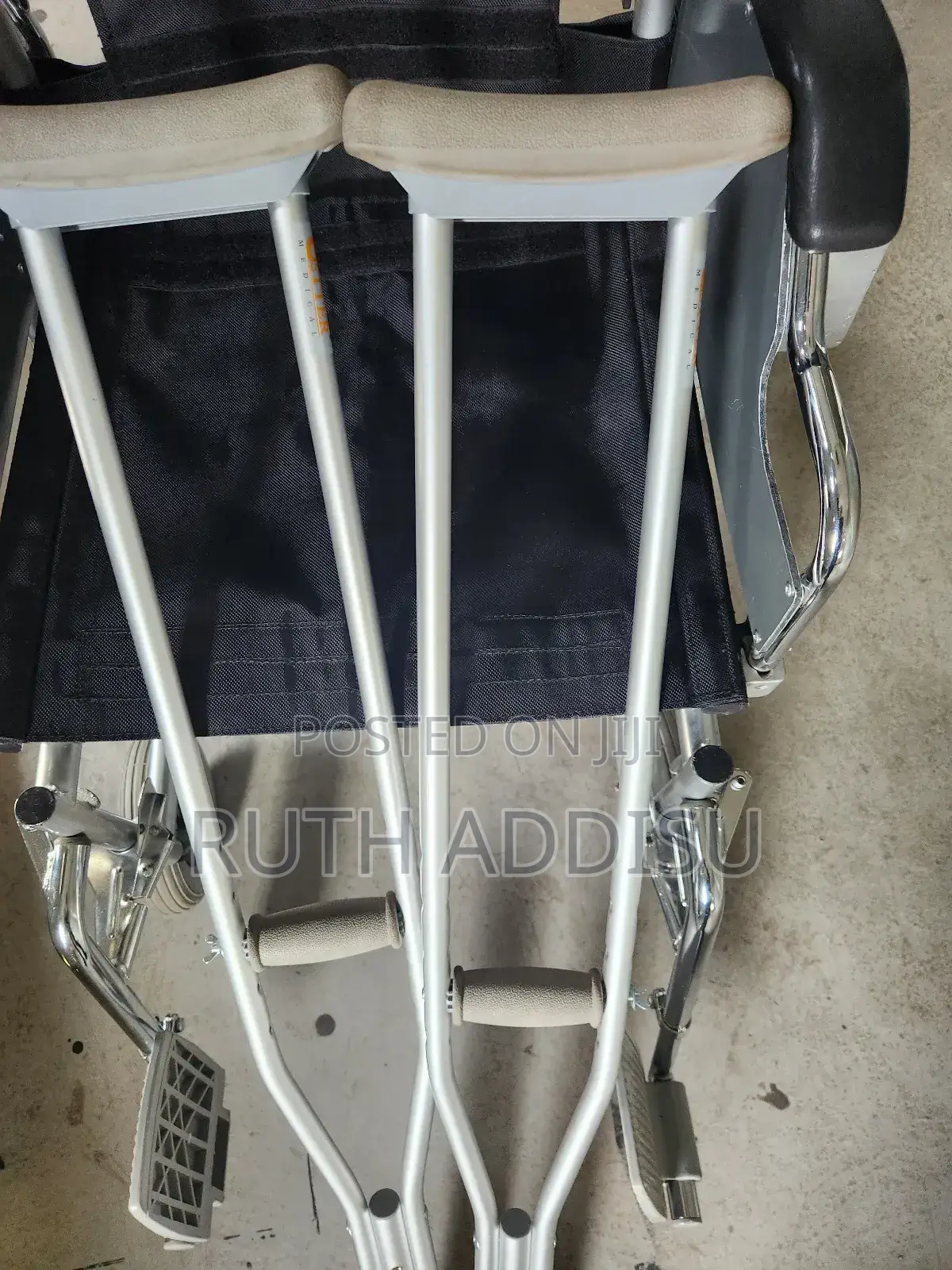 Bilateral Stainless Crutches New Medical Crutches Medical