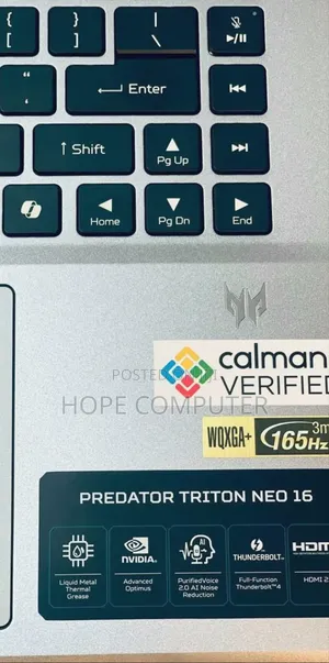 Photo - New Laptop Acer Predator Helios Neo 16 16GB Intel Core Ultra 9 SSD 1T