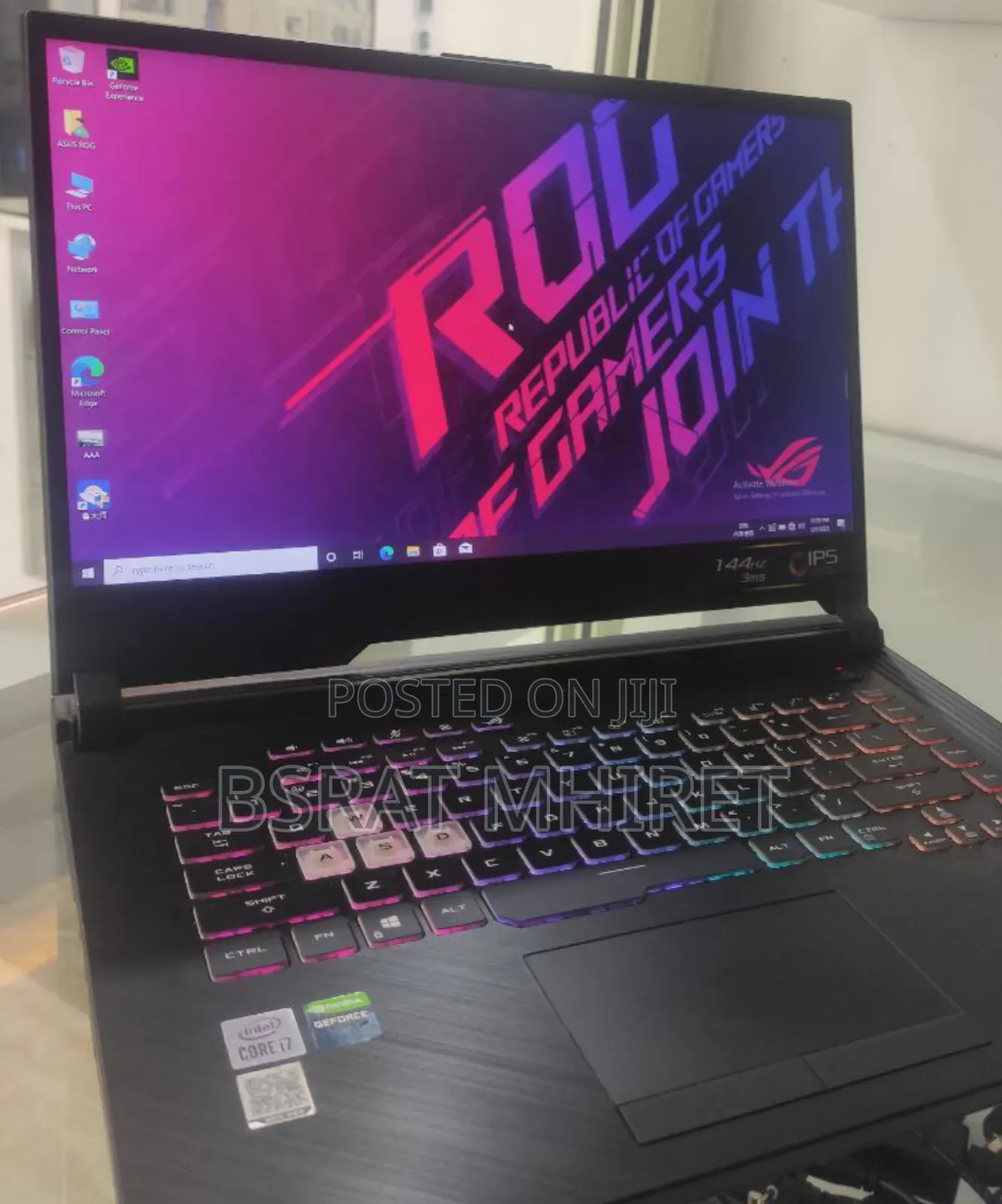 New Laptop Asus ROG Strix G15 16GB Intel Core I7 SSD 512GB