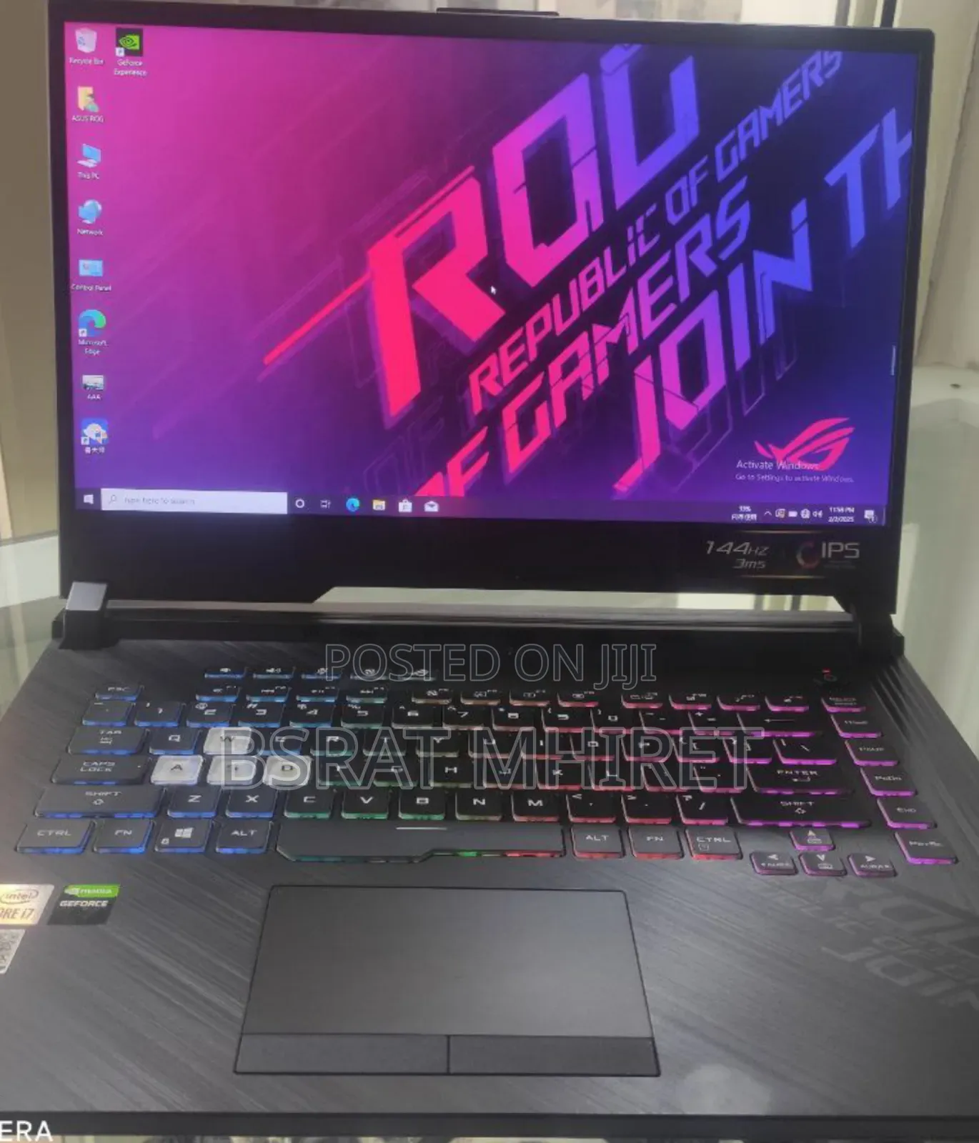 New Laptop Asus ROG Strix G15 16GB Intel Core I7 SSD 512GB