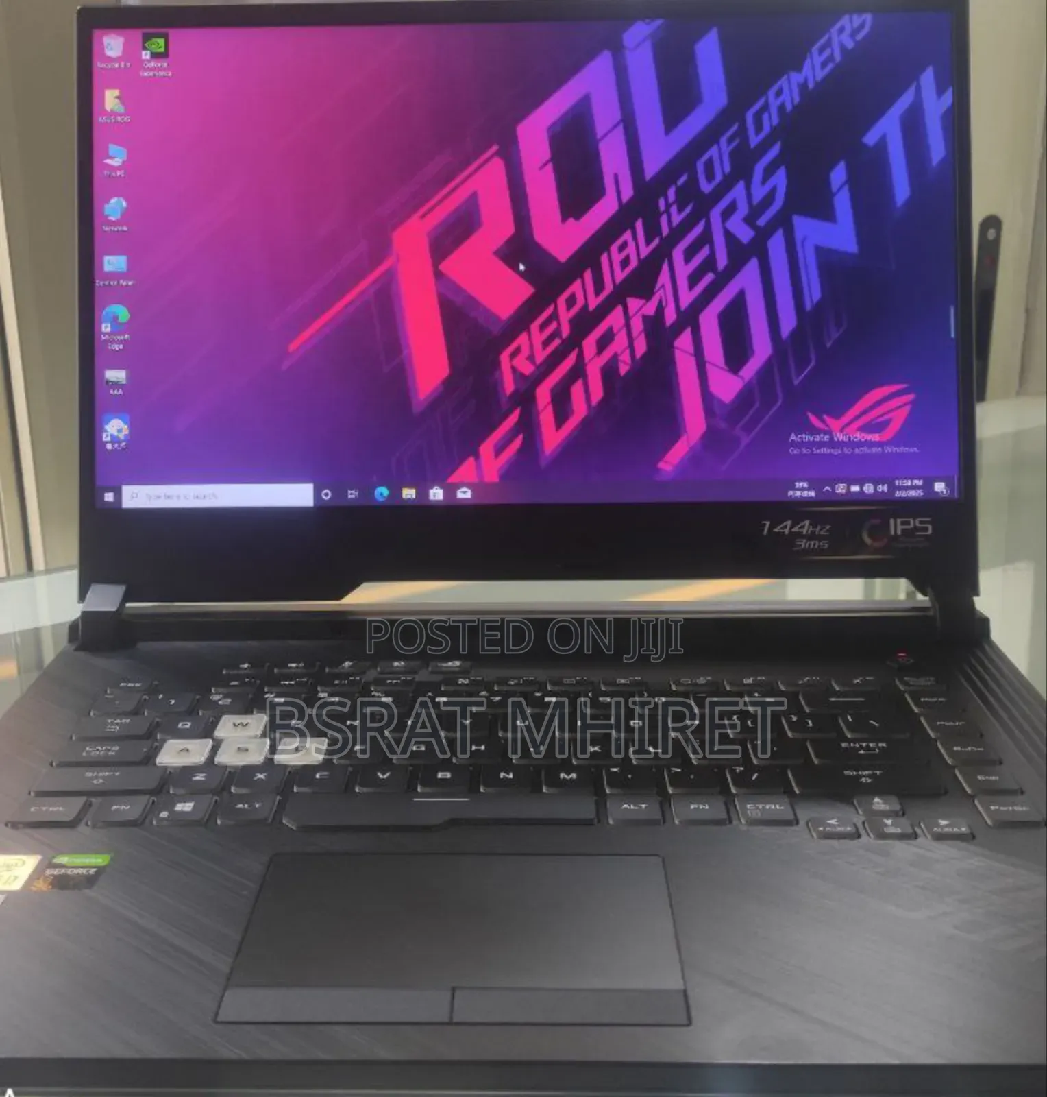 New Laptop Asus ROG Strix G15 16GB Intel Core I7 SSD 512GB