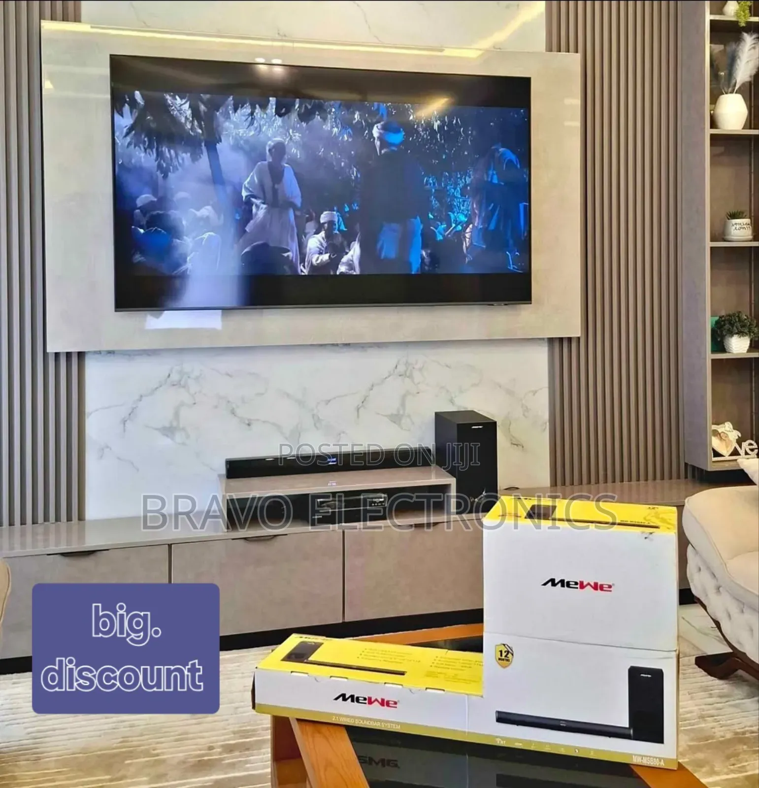 Mewe Sound Bar System – Power Up Your Music Experience!