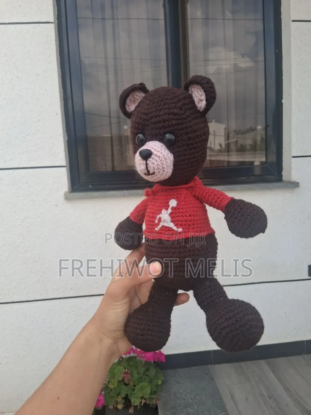 Handmade Bear With a Jordan Hoodie
