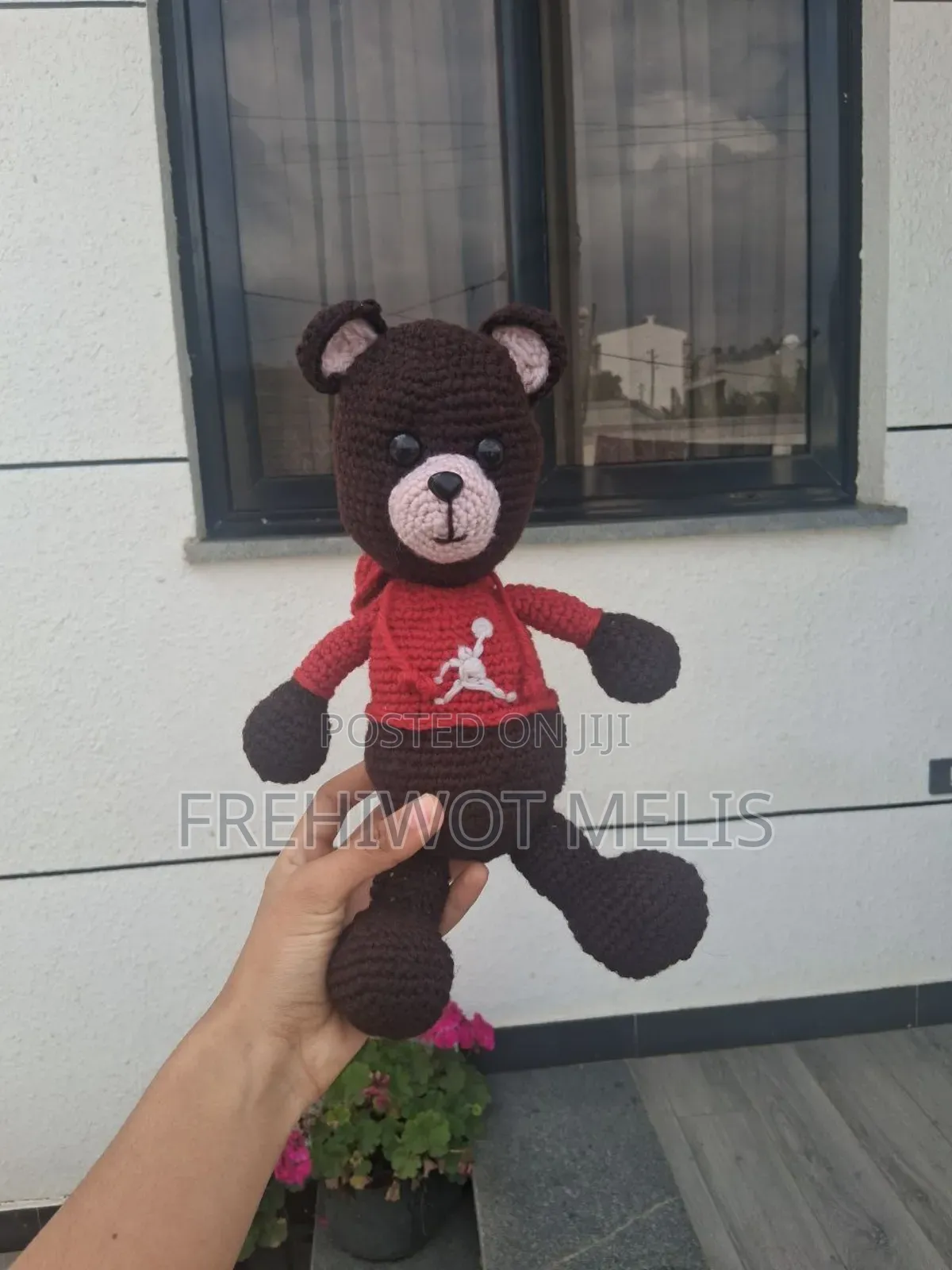Handmade Bear With a Jordan Hoodie