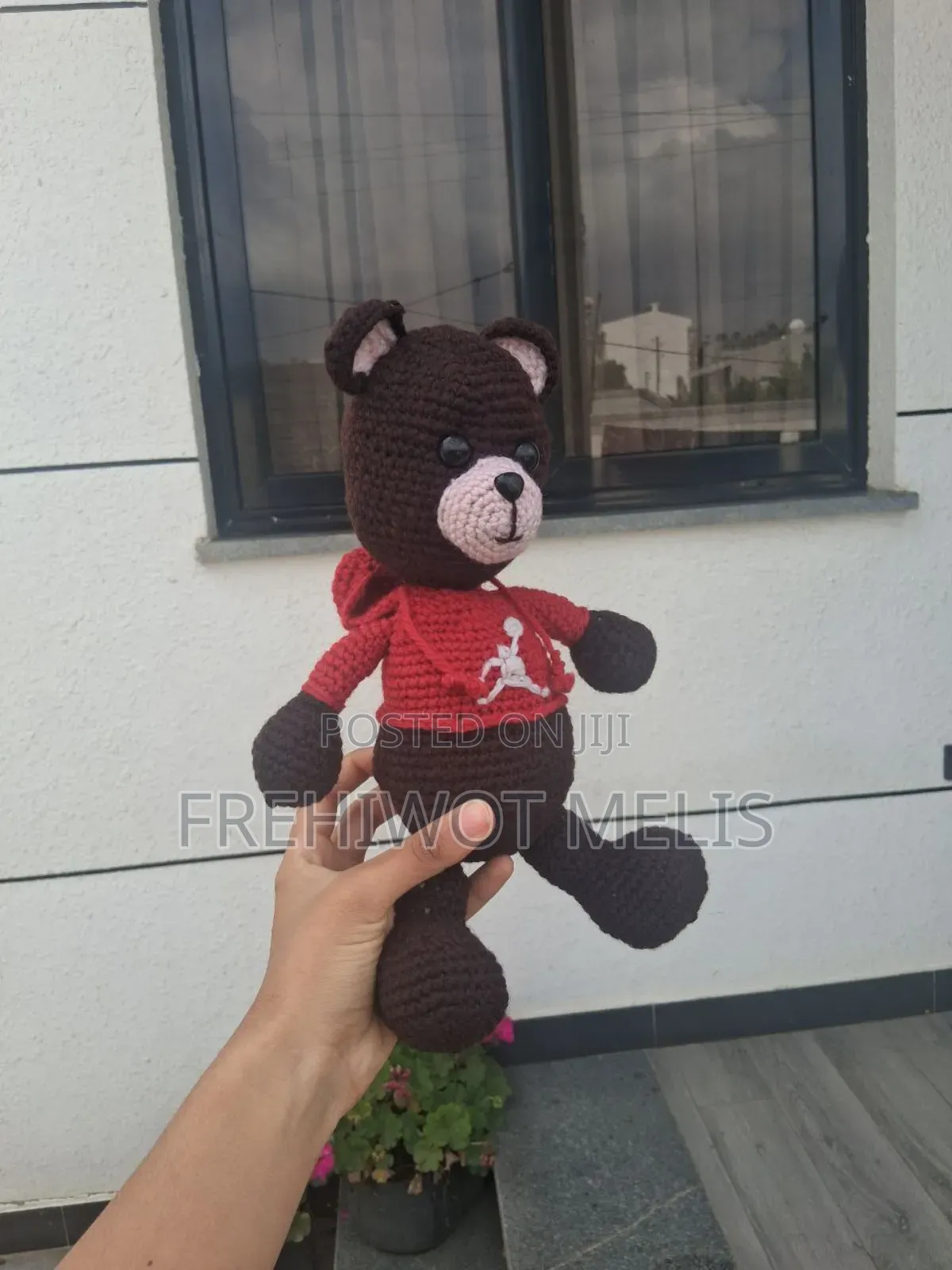 Handmade Bear With a Jordan Hoodie