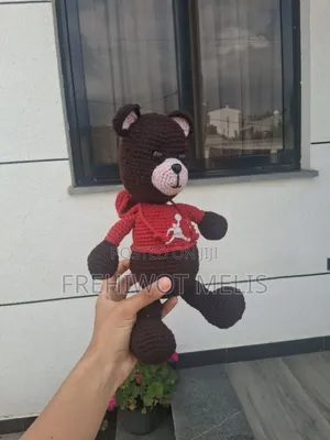 Handmade Bear With a Jordan Hoodie