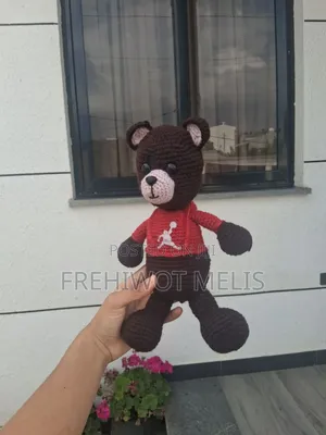 Handmade Bear With a Jordan Hoodie