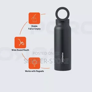 Porodo Magnetic Mount Water Bottle(Delivery Included)