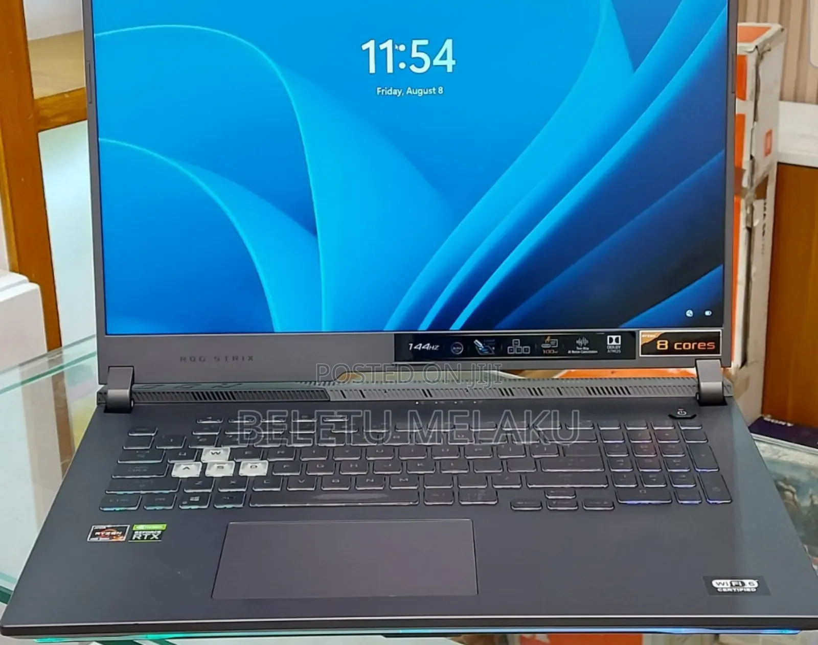 New Laptop Asus ROG Strix G17 16GB AMD Ryzen 7 SSD 1T