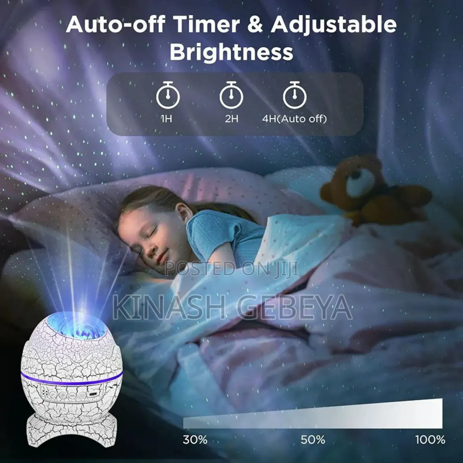 Galaxy Projector Dinosaur Egg Star