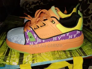 Naked Wolf and Multi-Color Lv-Style Shoes