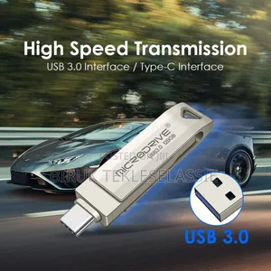 Microdrive 2 in 1 Type C Usb Flash Disk 128 Gb Flash Drive
