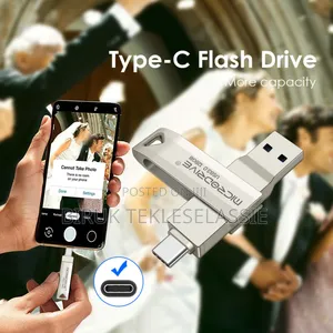 Microdrive 2 in 1 Type C Usb Flash Disk 128 Gb Flash Drive