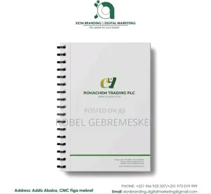 Logo, Business Card T-Shirt Note Book Flyer Magazine