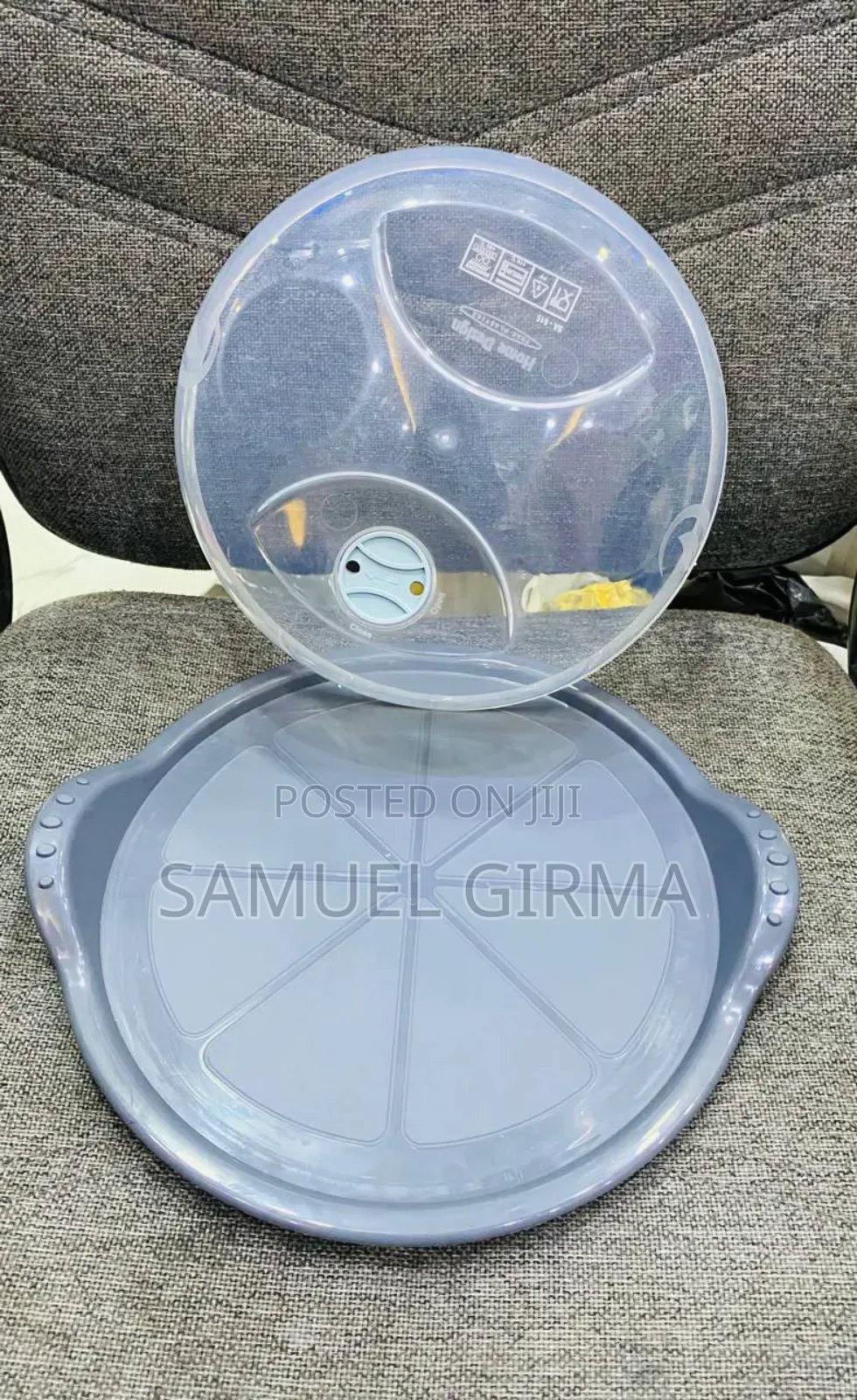 Microwave Food Cover With Plate