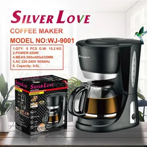 Silver Love Coffee Maker