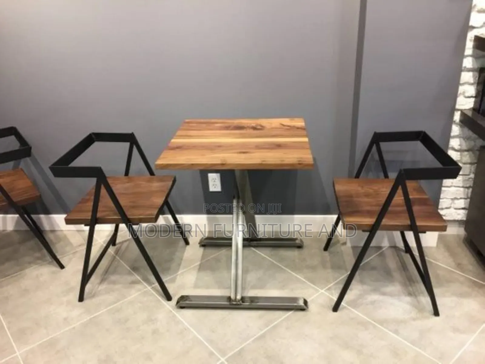 Elegant Cafe Chairs and Table Sets ( Table+3chairs)