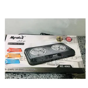 Photo - Miralux Dual Burner Hot Plate – High Efficiency Safety**