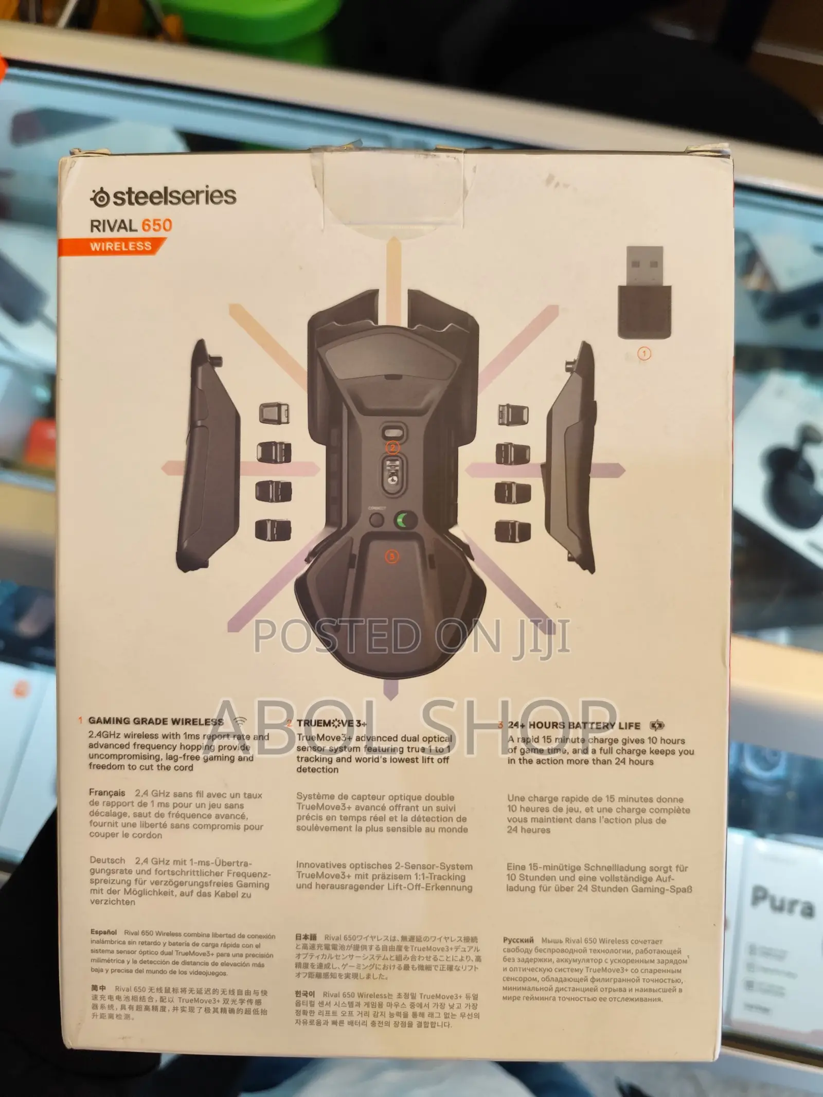 Steelseries Rival 650 Quantum Wireless Gaming Mouse