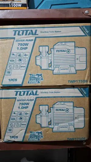 Photo - Total 1hp Water Pump የውሀ ፓምፕ 1የፈረስ ጉልበት