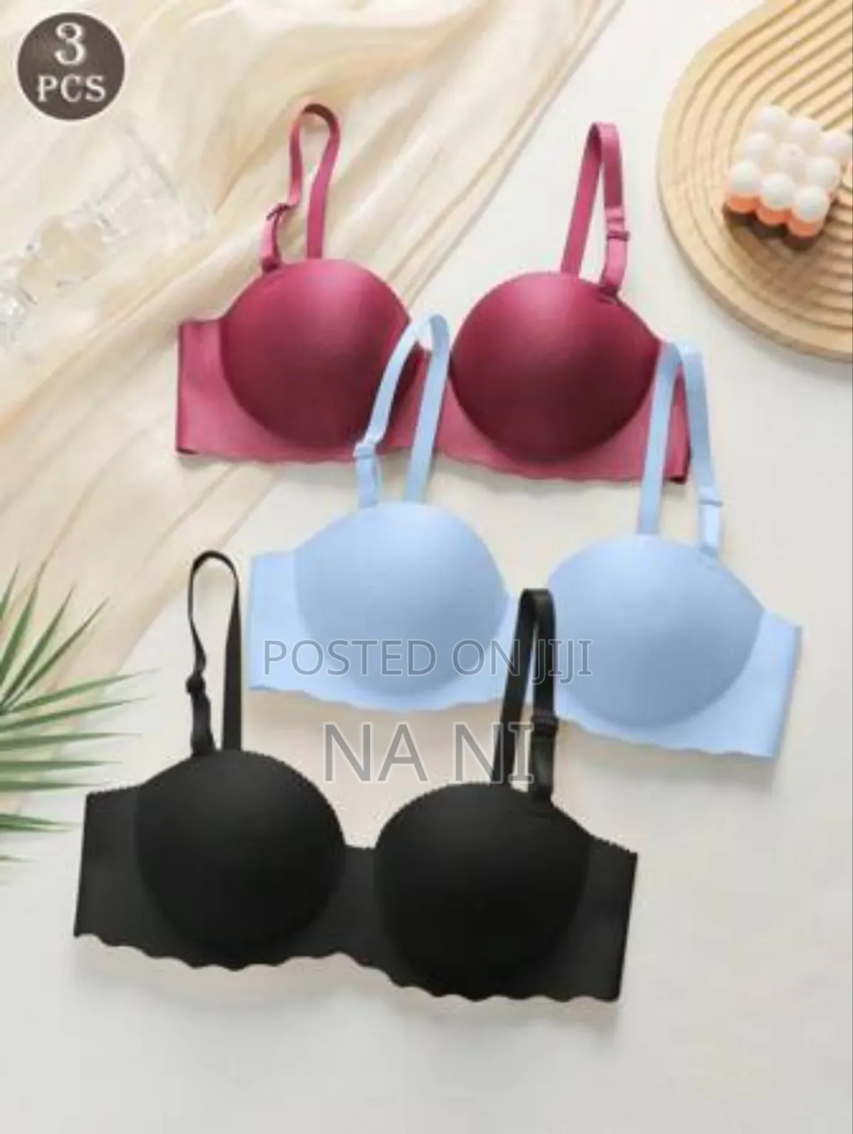 2pcs Women's Small Chest Push Up Bra, Seamless, Wireless Bra