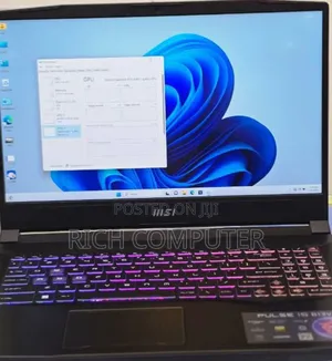 New Laptop MSI Pulse GL66 16GB Intel Core I7 SSD 1T