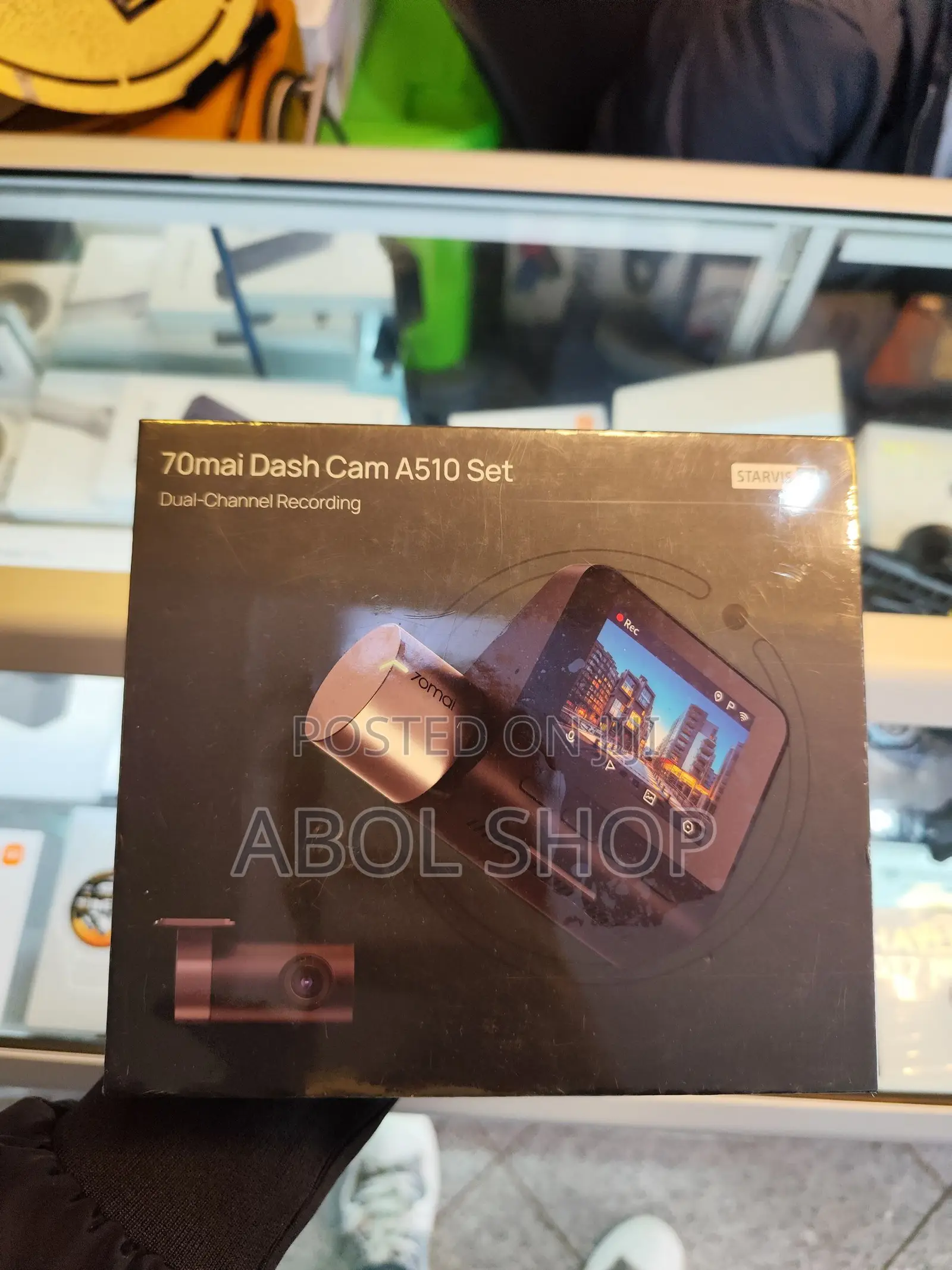 70mai Dash Cam Front and Rear A510,1944p+1080p