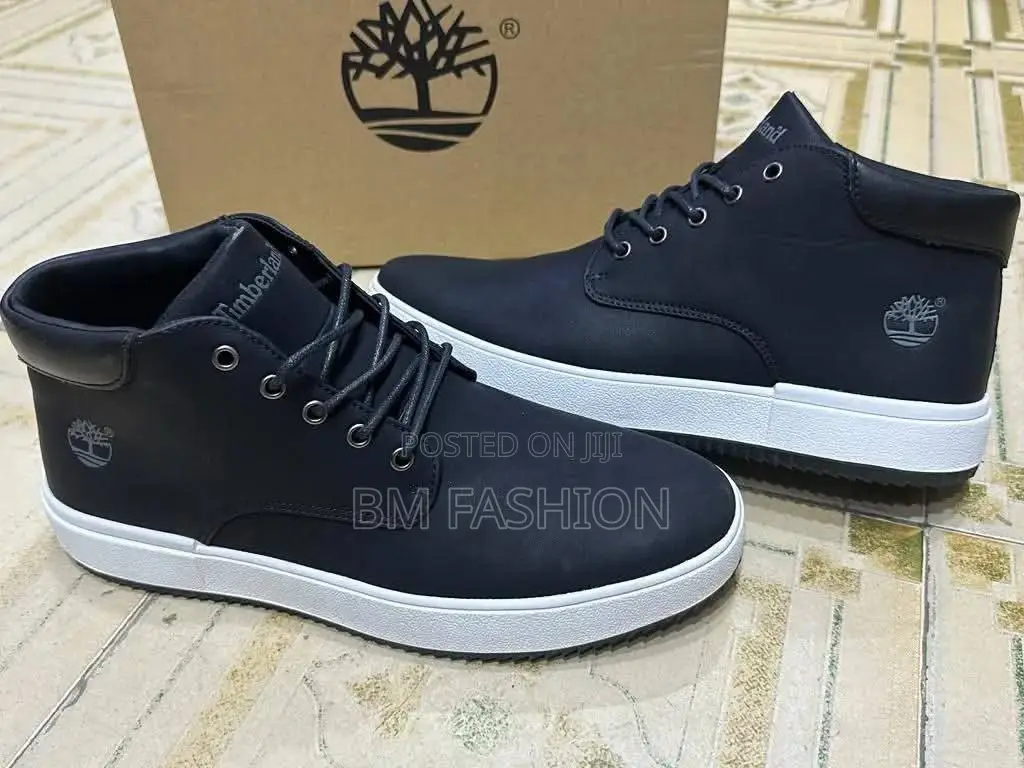 Timberland Mens Premium Faux Leather Waterproof Brown