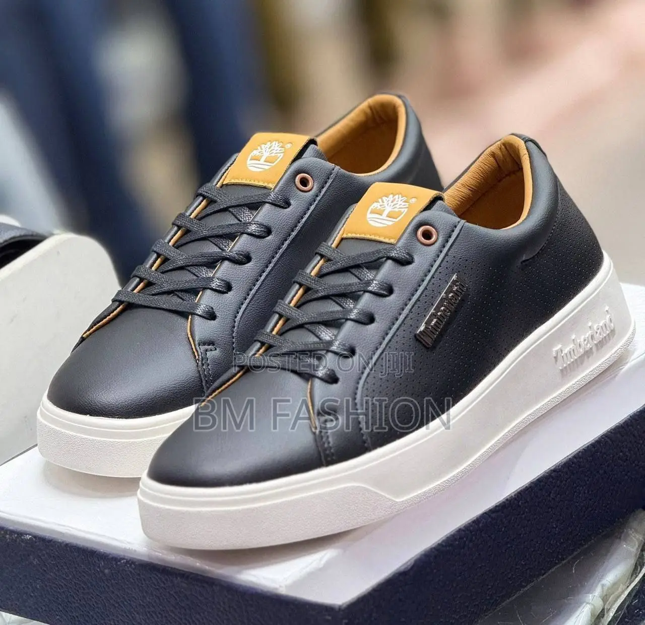 Timberland Flat Black X White New Arrival Casual Masculine