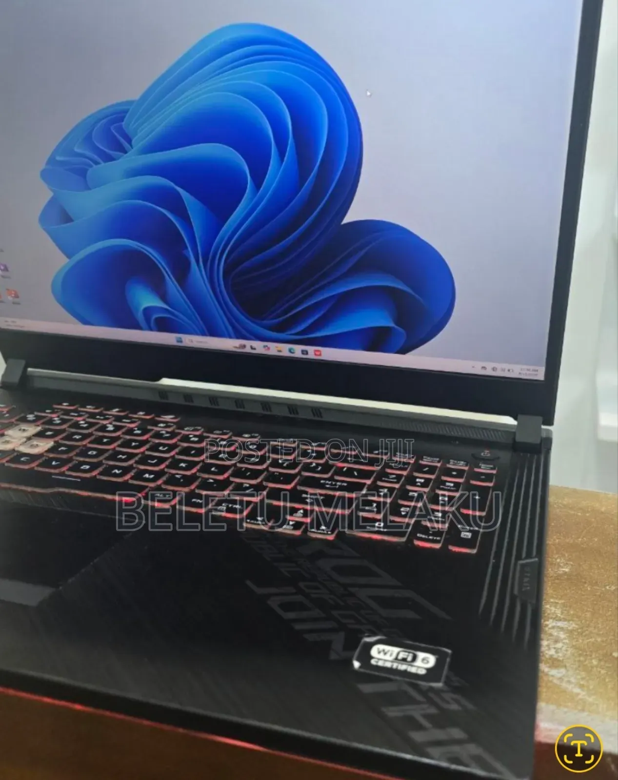 New Laptop Asus ROG Strix G17 16GB Intel Core i7 SSD 1T