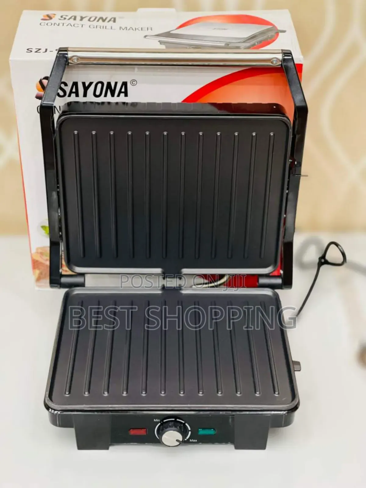 Sayona Grill Maker With 2200 Watts