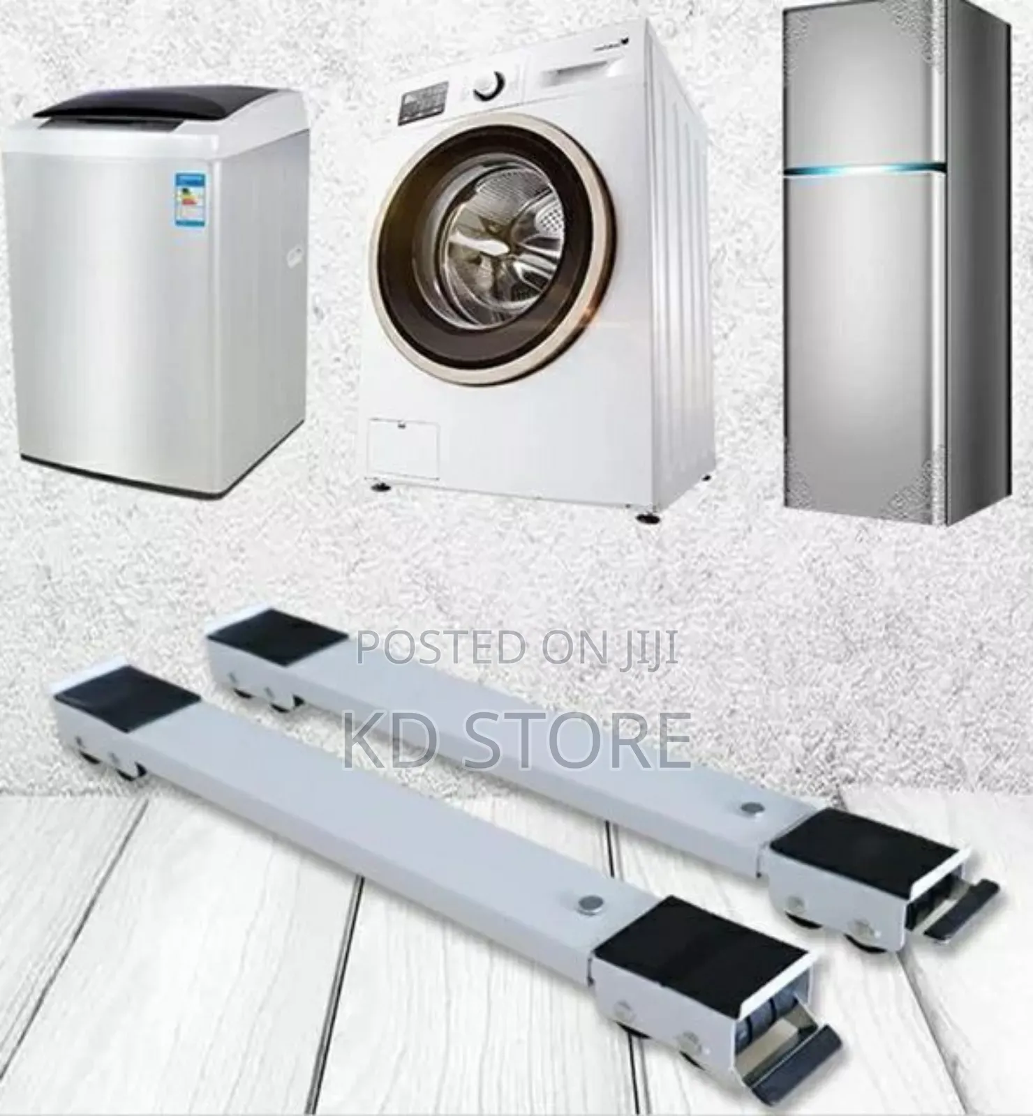 Adjustable Moving Roller Wheels Stand With Brake.