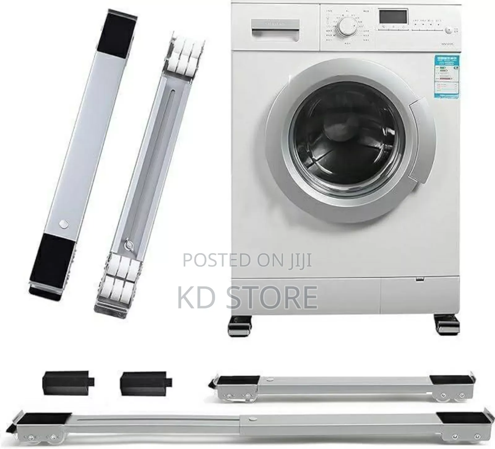 Adjustable Moving Roller Wheels Stand With Brake.