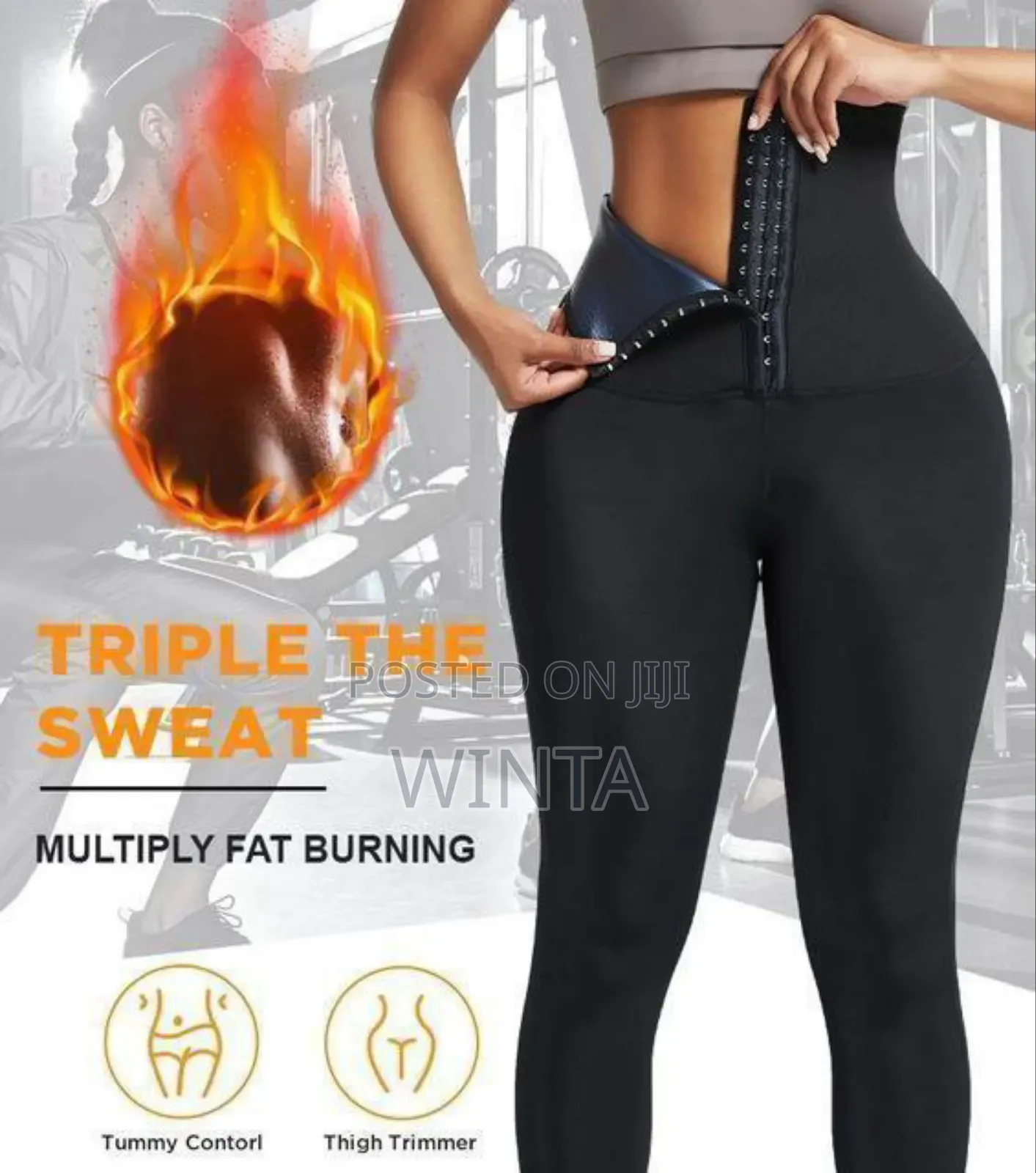 High Waist Sauna Sweat Pants