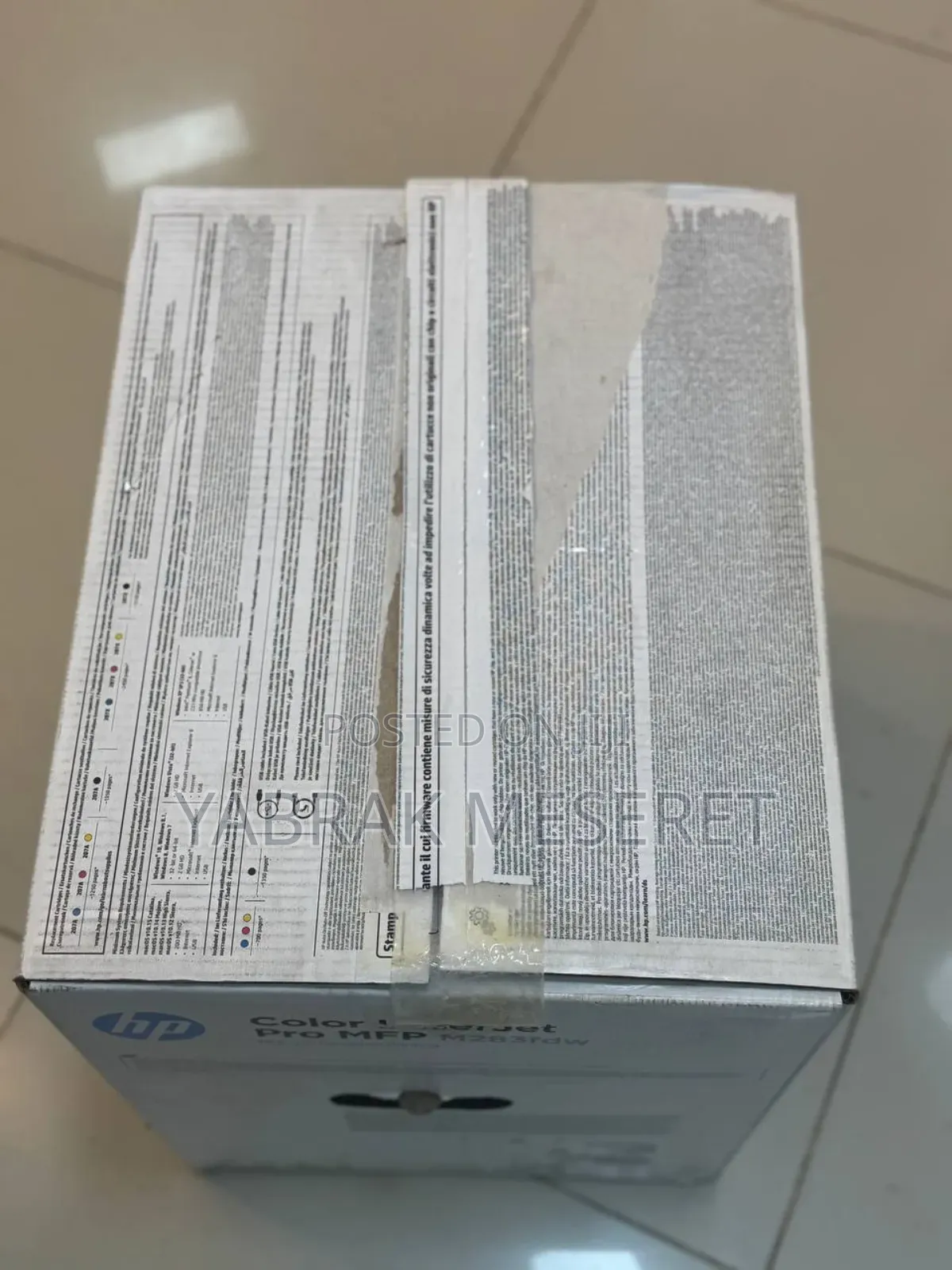 Brand With Carton Hp Color Laserjet Pro MFP M283fdw Hp Color Laserjet