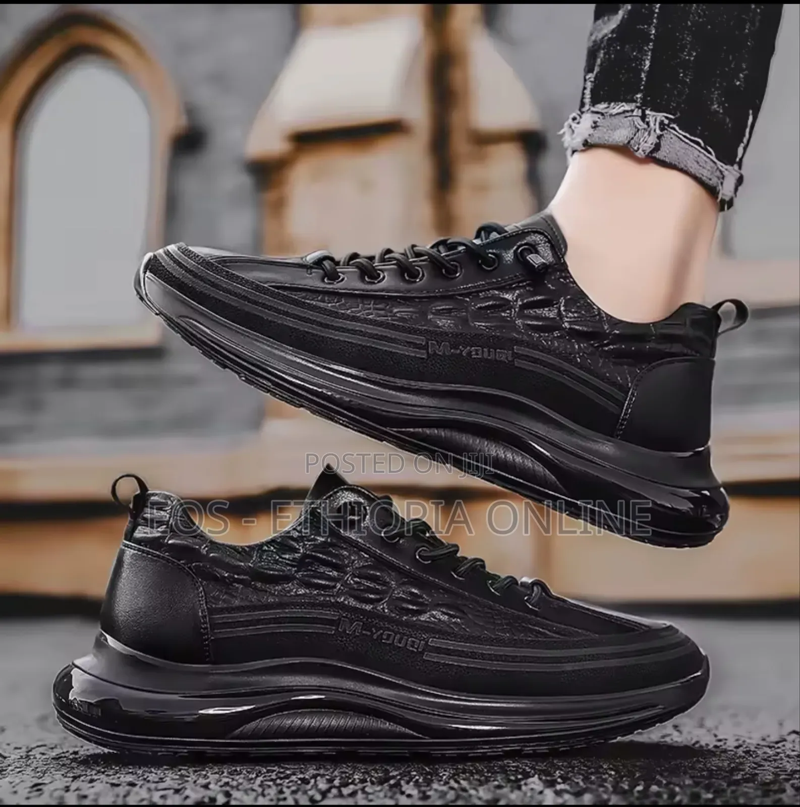 Casual Crocodile Pattern Men Sneakers [Preorder]