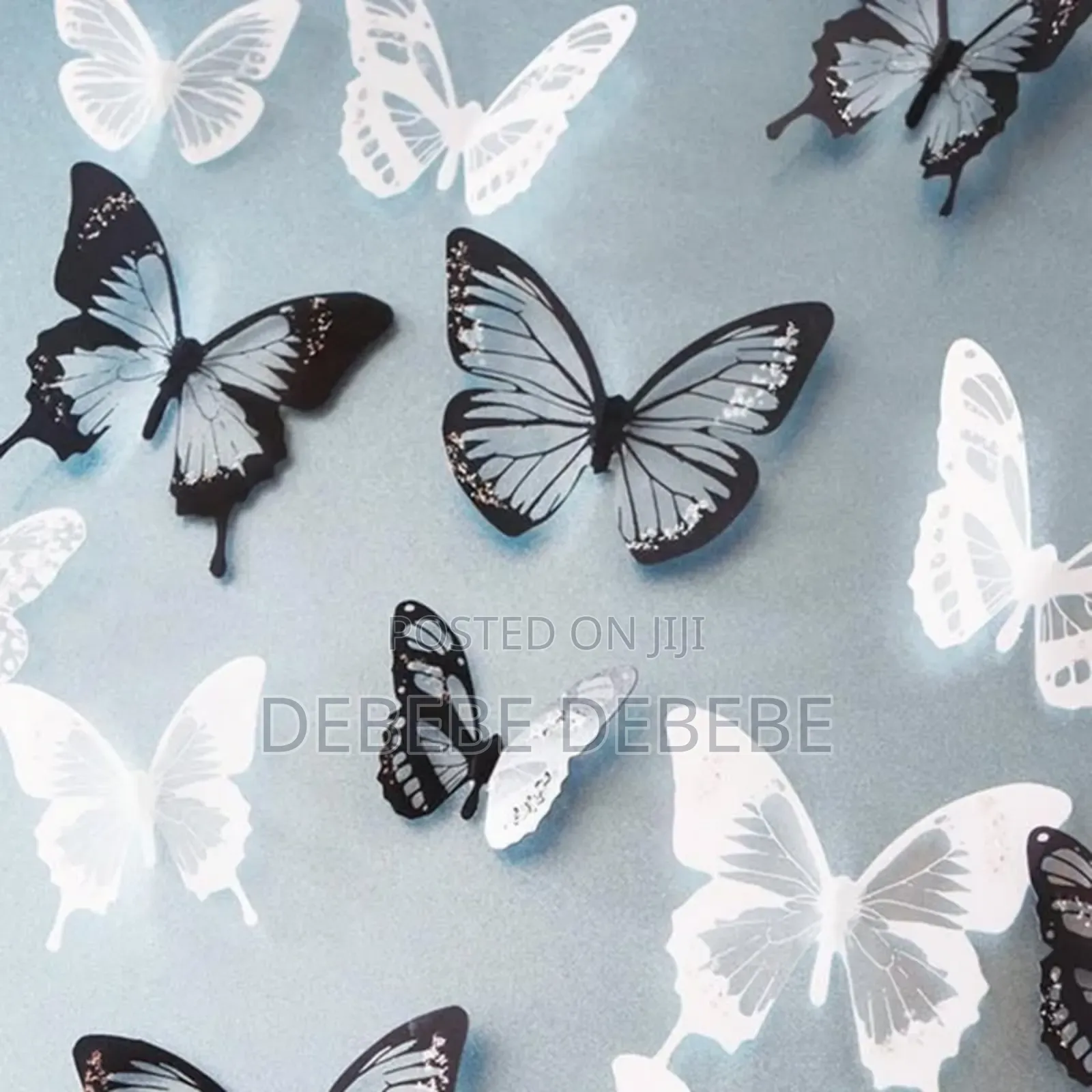 Crystal Butterfly Wall Sticker Garden Beautiful 3d Butterflies