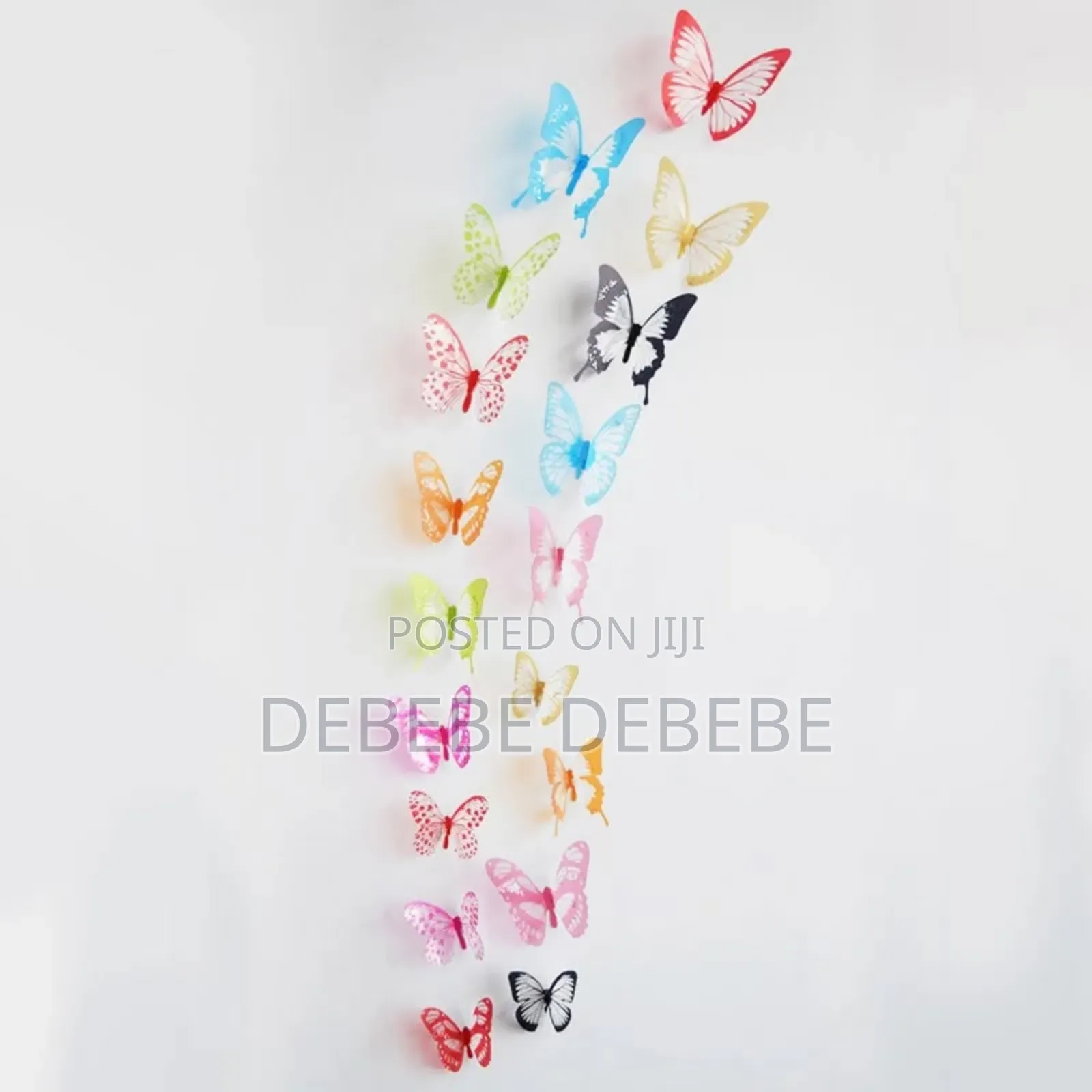 Crystal Butterfly Wall Sticker Garden Beautiful 3d Butterflies