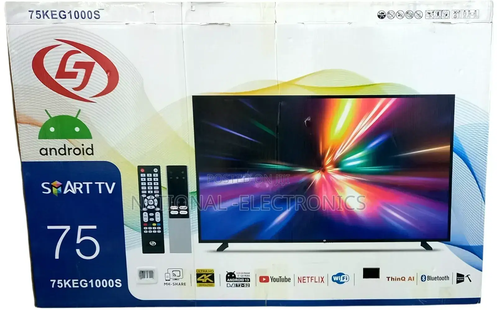 Lj 75 Inch Tv Tv Smart Uhd Android Double Screen Tv