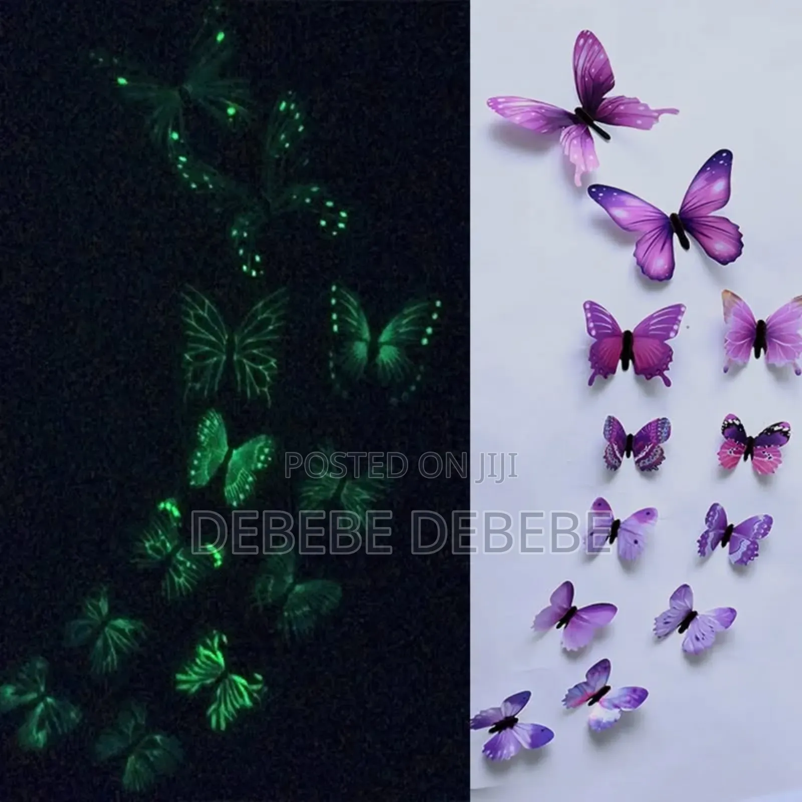 Luminous Butterfly Wall Stickers Living Room Butterflies.